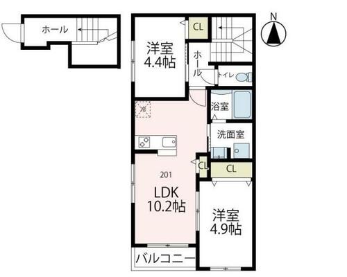 同じ建物の物件間取り写真 - ID:214059083922