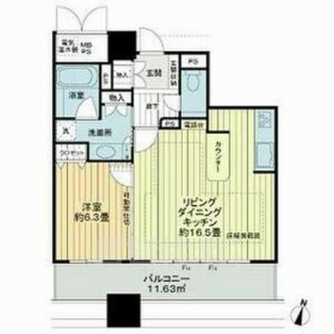 愛知県名古屋市中区新栄３丁目(賃貸マンション1LDK・4階・55.65㎡)の写真 その2