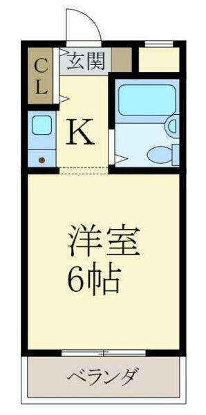 ソレール丸橋｜和歌山県和歌山市中(賃貸マンション1K・4階・16.80㎡)の写真 その2