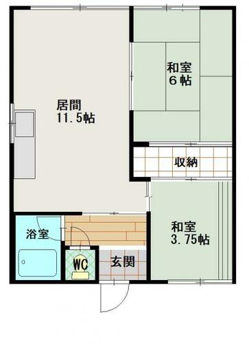 同じ建物の物件間取り写真 - ID:201018504834