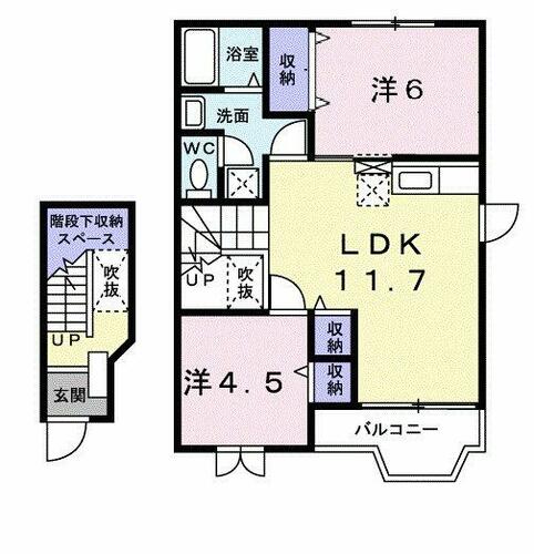 同じ建物の物件間取り写真 - ID:207001180833