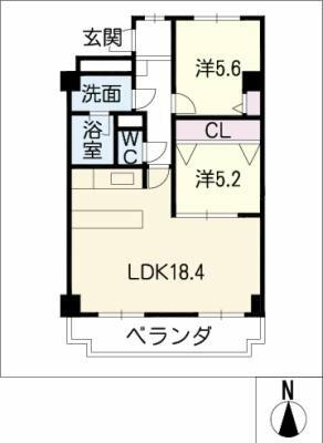 シティ・ライフ平針の間取り