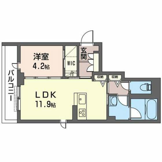 シャーメゾン　ド　マニー 101｜群馬県前橋市南町３丁目(賃貸マンション1LDK・1階・40.62㎡)の写真 その2