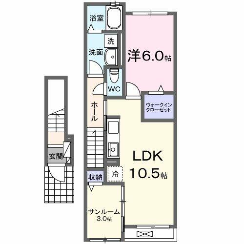 同じ建物の物件間取り写真 - ID:244003953150