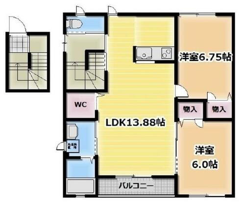 同じ建物の物件間取り写真 - ID:213101491442