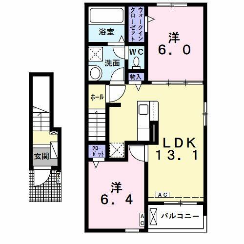 同じ建物の物件間取り写真 - ID:221010608798