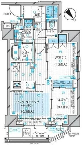 同じ建物の物件間取り写真 - ID:213106624165