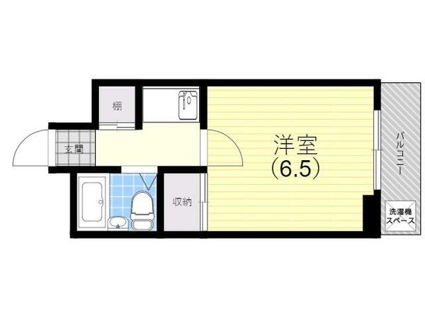 クリスタルハーモニー東棟｜兵庫県神戸市長田区房王寺町７丁目(賃貸マンション1K・3階・19.00㎡)の写真 その2