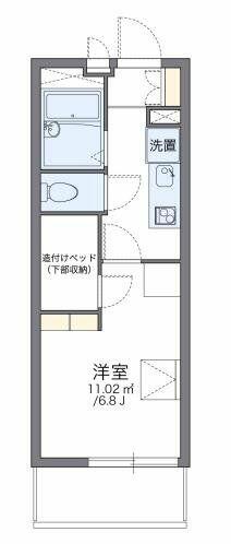 埼玉県草加市栄町３丁目(賃貸マンション1K・4階・19.87㎡)の写真 その2