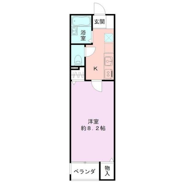 ウイング 103｜新潟県新潟市西区五十嵐２の町(賃貸アパート1K・1階・25.81㎡)の写真 その2