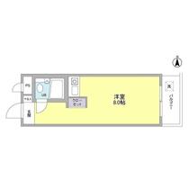 グリーンコート弦巻 206 ｜ 東京都世田谷区弦巻３丁目（賃貸マンション1R・2階・16.78㎡） その2