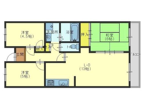 同じ建物の物件間取り写真 - ID:227079960195