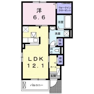 ソフィア根来Ⅰ 101｜大阪府泉佐野市葵町４丁目(賃貸アパート1LDK・1階・48.35㎡)の写真 その2