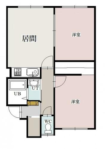 同じ建物の物件間取り写真 - ID:201019704010