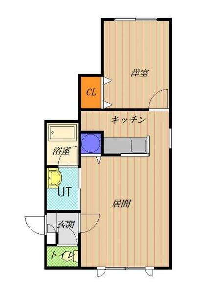 ポルテ（錦町） 103｜北海道旭川市錦町１４丁目(賃貸アパート1LDK・1階・41.63㎡)の写真 その2