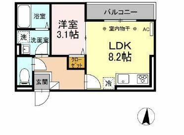 同じ建物の物件間取り写真 - ID:214051895794