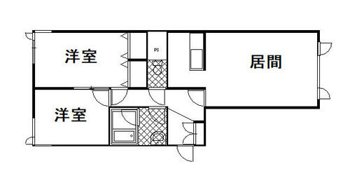 同じ建物の物件間取り写真 - ID:201020198595