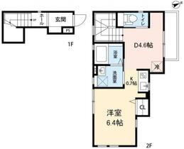 ＴＳ姪浜 201 ｜ 福岡県福岡市西区姪の浜１丁目（賃貸アパート1DK・2階・36.84㎡） その2