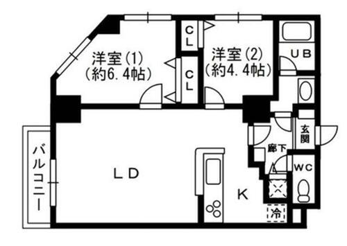 同じ建物の物件間取り写真 - ID:213103437504