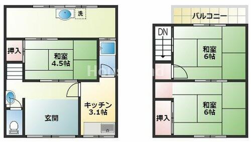 同じ建物の物件間取り写真 - ID:230028951863