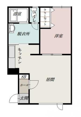 同じ建物の物件間取り写真 - ID:201022409017