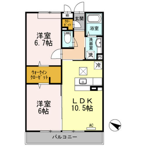 同じ建物の物件間取り写真 - ID:213101527532