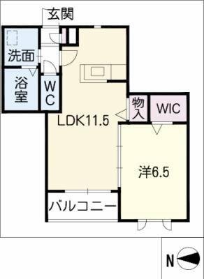 ウッドベル牧の原の間取り