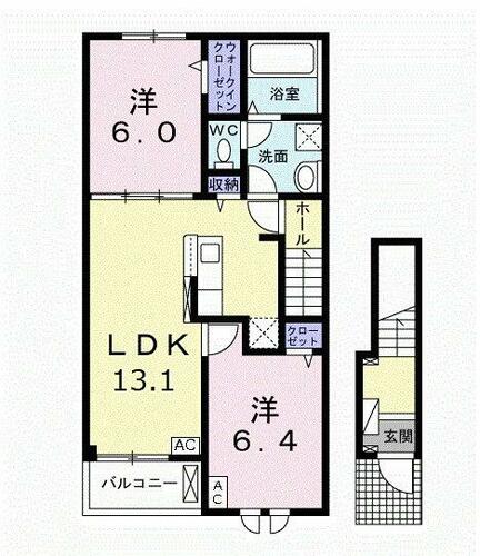 同じ建物の物件間取り写真 - ID:221010626209