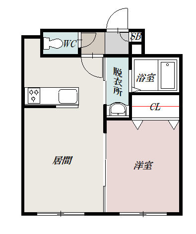 同じ建物の物件間取り写真 - ID:201021121903