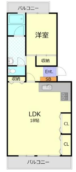 港南台駅前プラザ｜神奈川県横浜市港南区港南台３丁目(賃貸マンション1LDK・4階・61.51㎡)の写真 その2