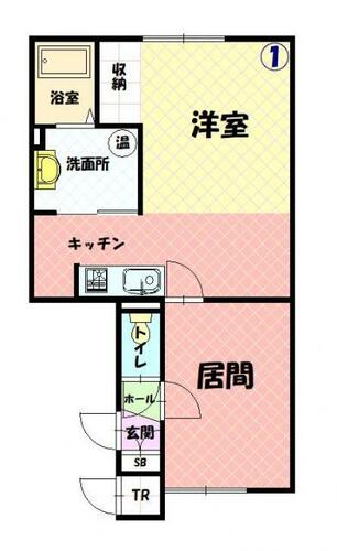 同じ建物の物件間取り写真 - ID:201021206036