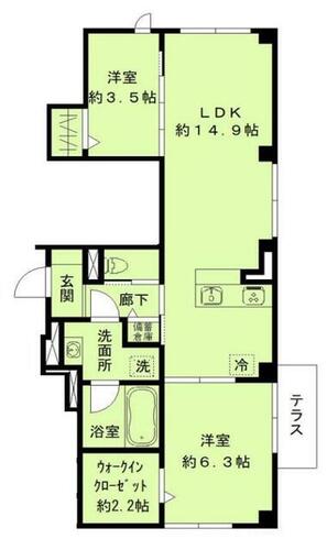 同じ建物の物件間取り写真 - ID:213103648564