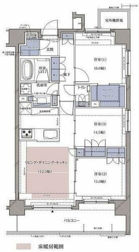 同じ建物の物件間取り写真 - ID:214055067020