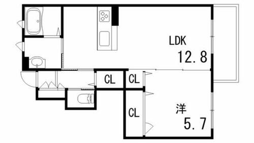 同じ建物の物件間取り写真 - ID:228049059598