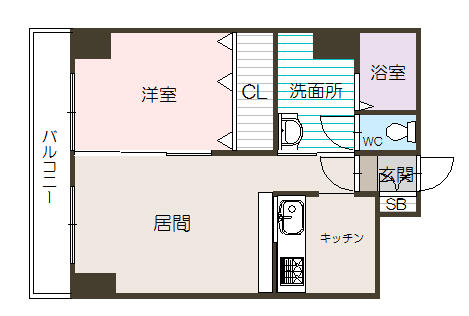 Ｌｅ　ｃｉｅｌ常磐 102｜北海道旭川市七条通５丁目(賃貸マンション1LDK・1階・45.90㎡)の写真 その2