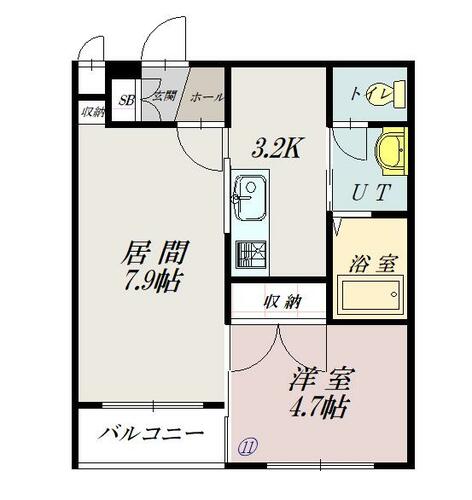 同じ建物の物件間取り写真 - ID:201021901073