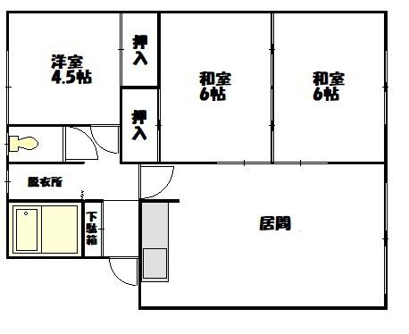 同じ建物の物件間取り写真 - ID:201021923860