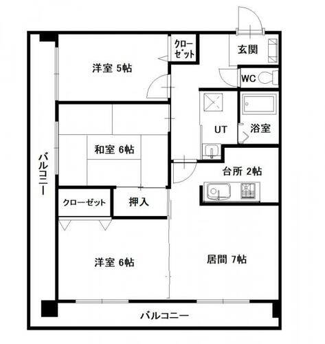 同じ建物の物件間取り写真 - ID:201022015121