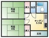 学校町長谷川アパート２階のイメージ