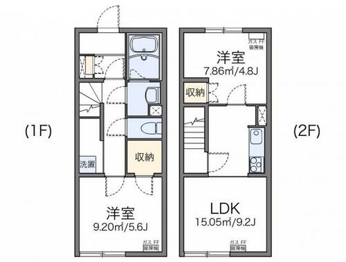 同じ建物の物件間取り写真 - ID:201022048483