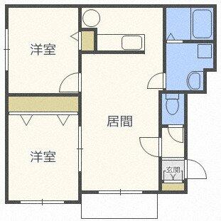 同じ建物の物件間取り写真 - ID:201022452837