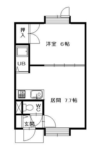 同じ建物の物件間取り写真 - ID:201022183209