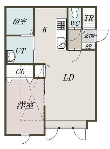 同じ建物の物件間取り写真 - ID:201022198663