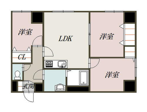 同じ建物の物件間取り写真 - ID:201022259911