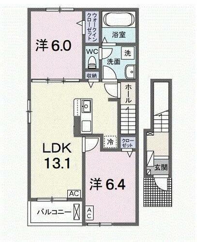 同じ建物の物件間取り写真 - ID:221010702327