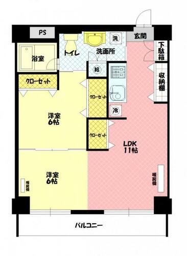 同じ建物の物件間取り写真 - ID:201022348429