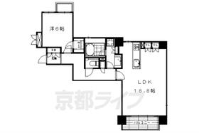 ジ・アーバネックス京都四条烏丸テラス 805 ｜ 京都府京都市下京区四条通新町西入郭巨山町（賃貸マンション1LDK・8階・63.01㎡） その2