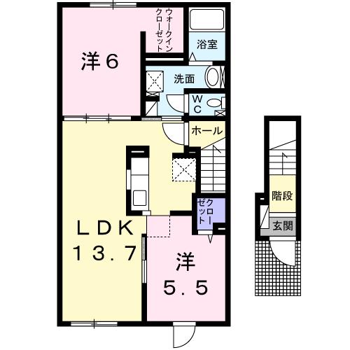 同じ建物の物件間取り写真 - ID:201022627636