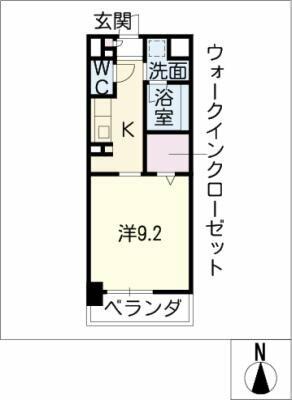 オーラックスホンゴウ｜愛知県名古屋市名東区本郷３丁目(賃貸マンション1K・2階・31.73㎡)の写真 その2