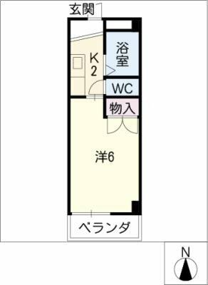 アビニヨン今伊勢｜愛知県一宮市今伊勢町宮後字壱丁野(賃貸マンション1K・2階・21.18㎡)の写真 その2